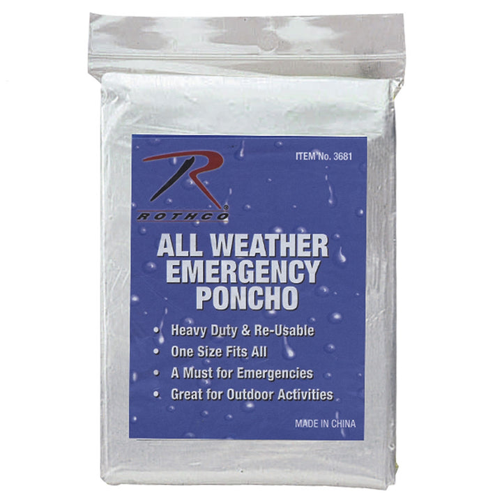 Rothco Emergency Lightweight Poncho - 3681