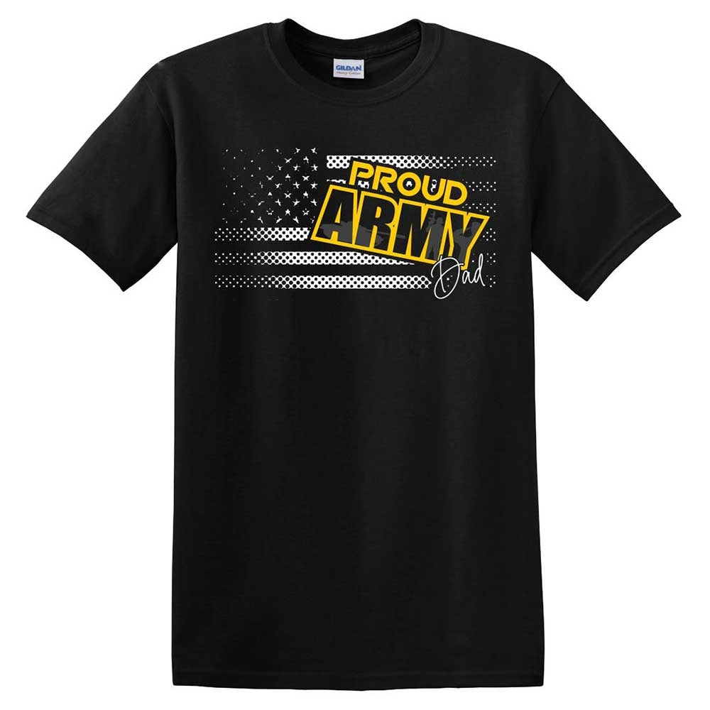 Army Proud Dad T-Shirt HTS-828