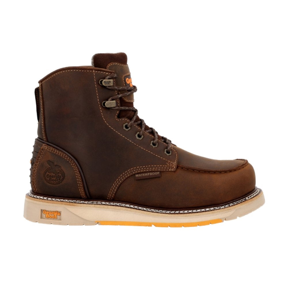 Georgia AMP LT Wedge Waterproof Lace Up Composite Toe Work Boot GB00592