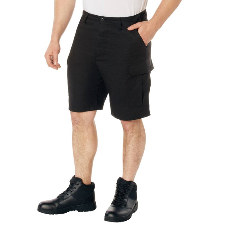 Rothco Black Rip-Stop BDU Shorts 7047