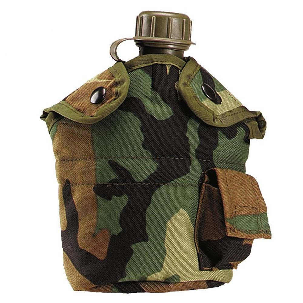 Rothco Woodland Camo Nylon Canteen Cover 40012