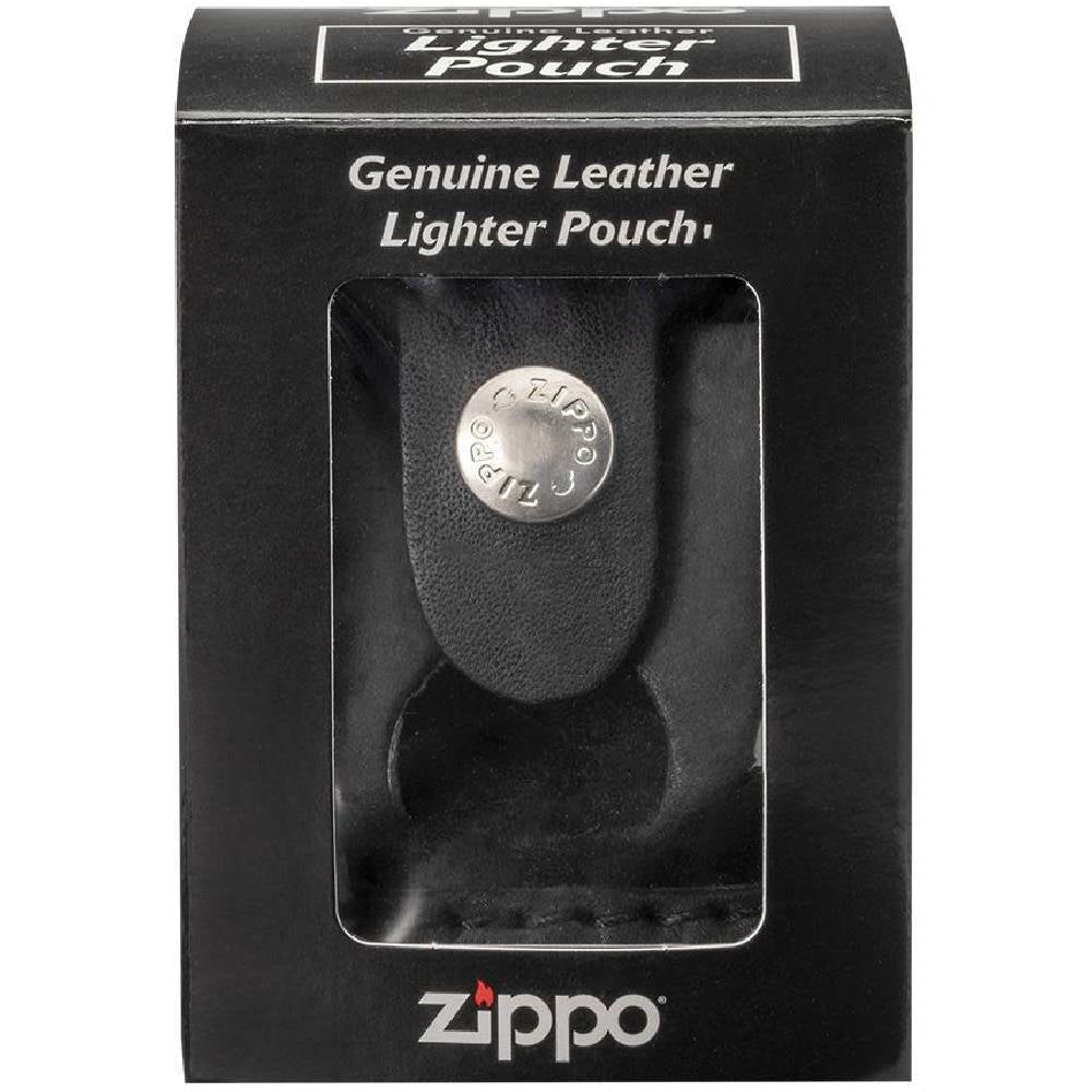 Zippo Lighter Pouch Black Leather - 17012