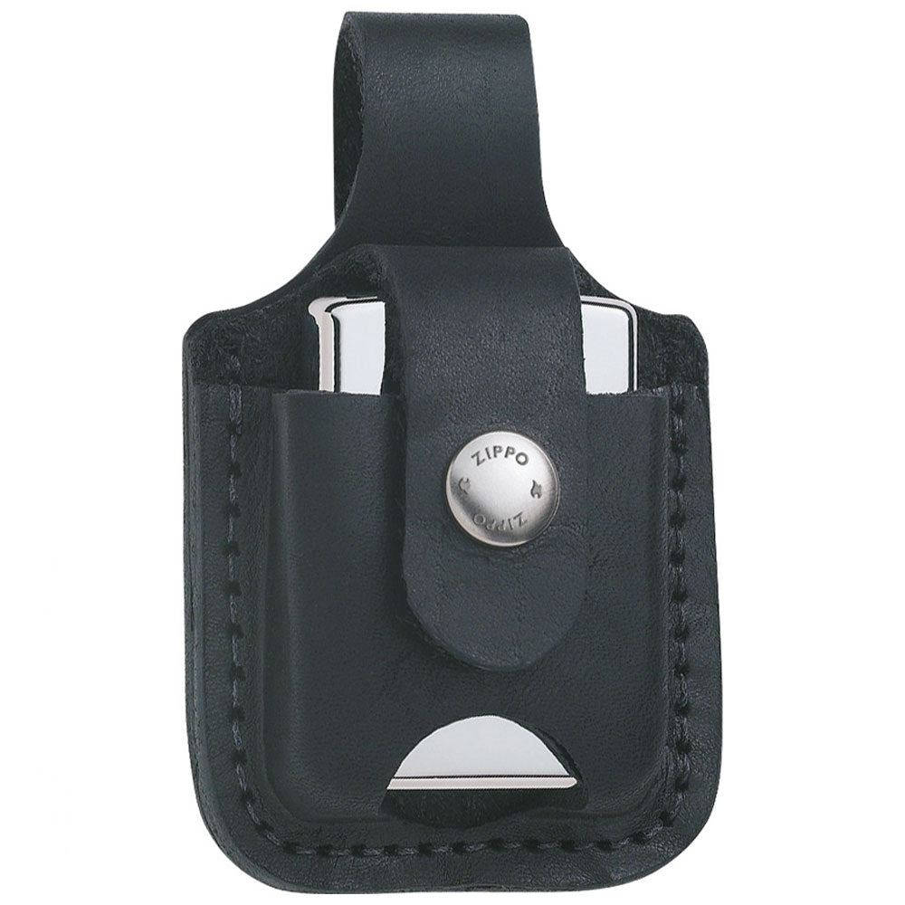 Zippo Lighter Pouch Black Leather - 17012