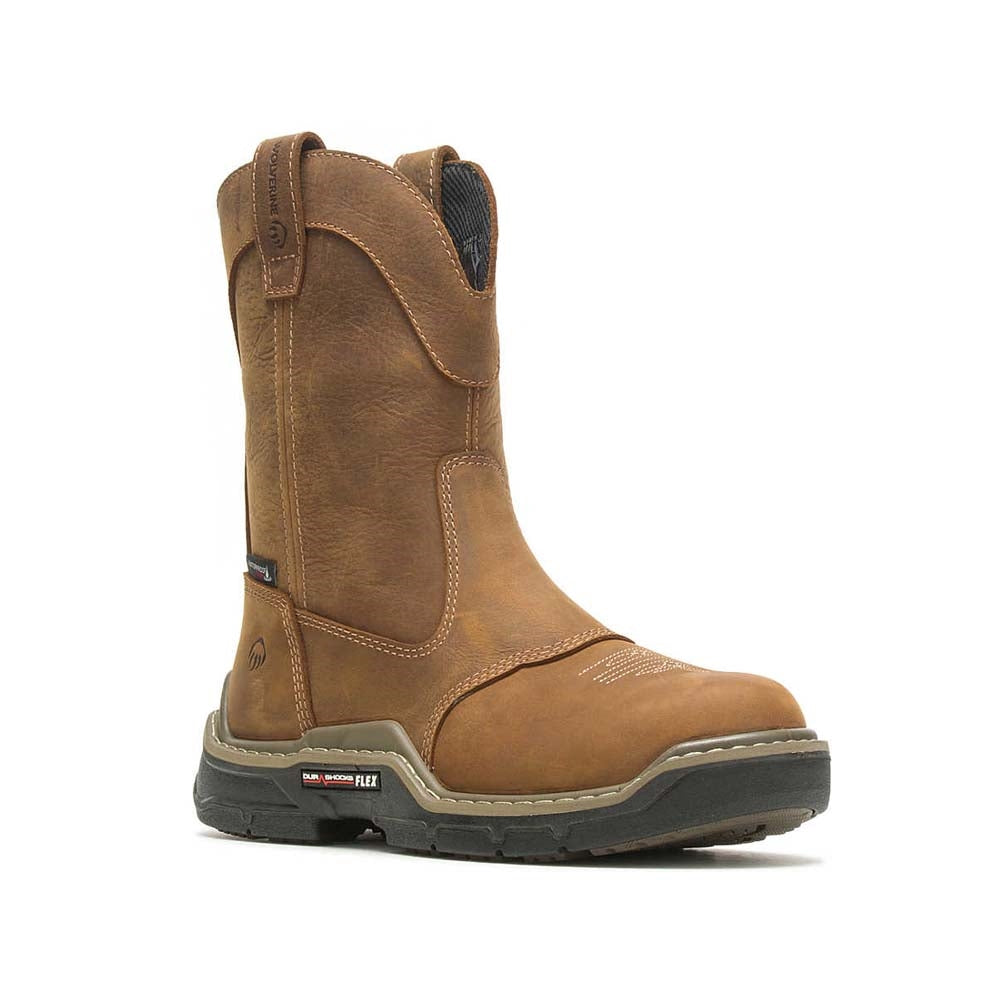 Wolverine Raider DuraShocks Western Waterproof CarbonMAX Composite Toe Wellington Pull On Work Boot W221045