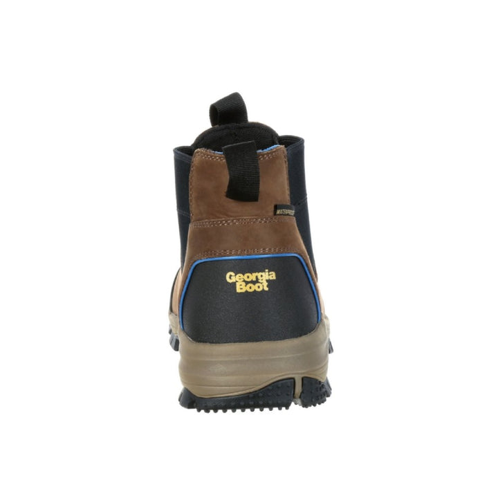 Georgia Blue Collar Waterproof Pull On Soft Toe Work Boot GB00106