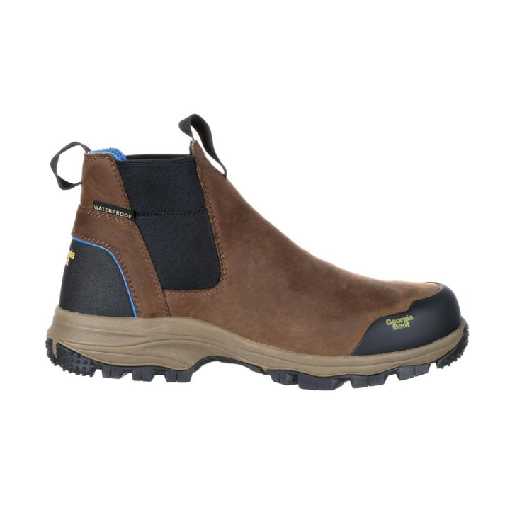 Georgia Blue Collar Waterproof Pull On Soft Toe Work Boot GB00106