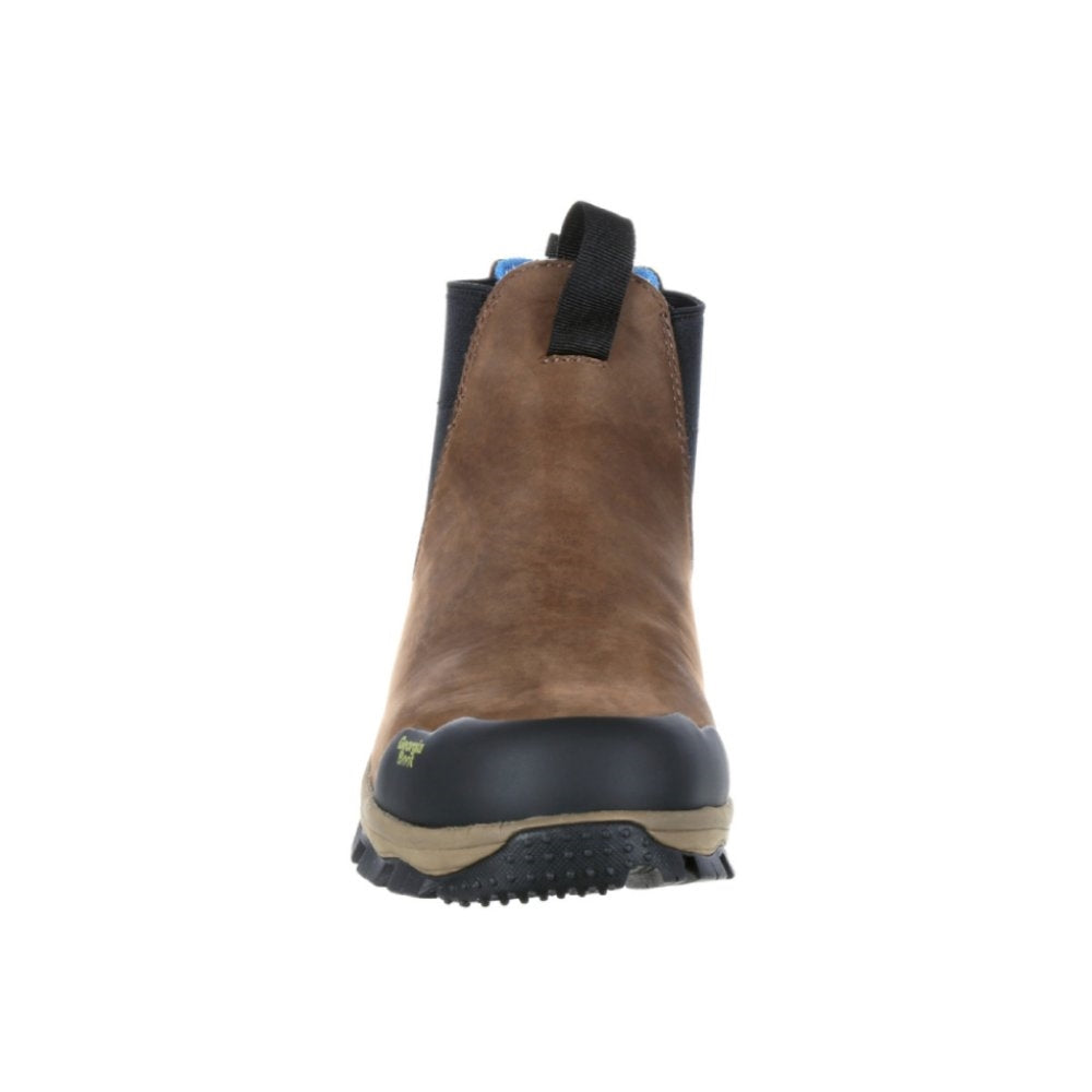 Georgia Blue Collar Waterproof Pull On Soft Toe Work Boot GB00106