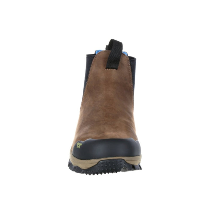 Georgia Blue Collar Waterproof Pull On Soft Toe Work Boot GB00106