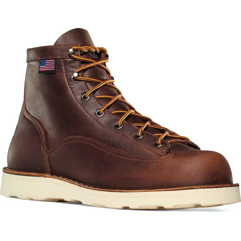 Danner Bull Run Plain Toe Wedge Sole Work Boot 15552