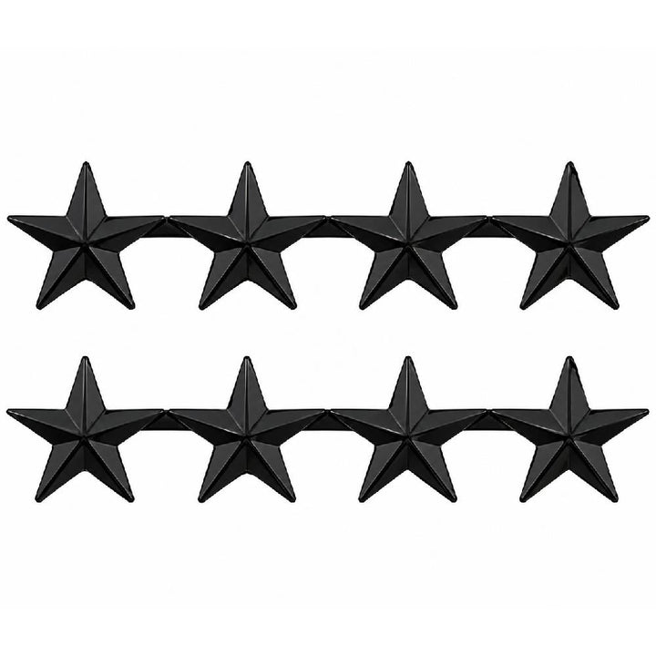 General 4 Star Black Metal Rank Insignia BM-125P