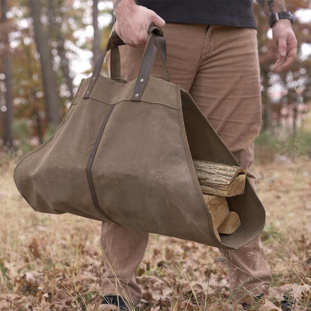 Rothco Backwoods Waxed Canvas Log Carrier 71082