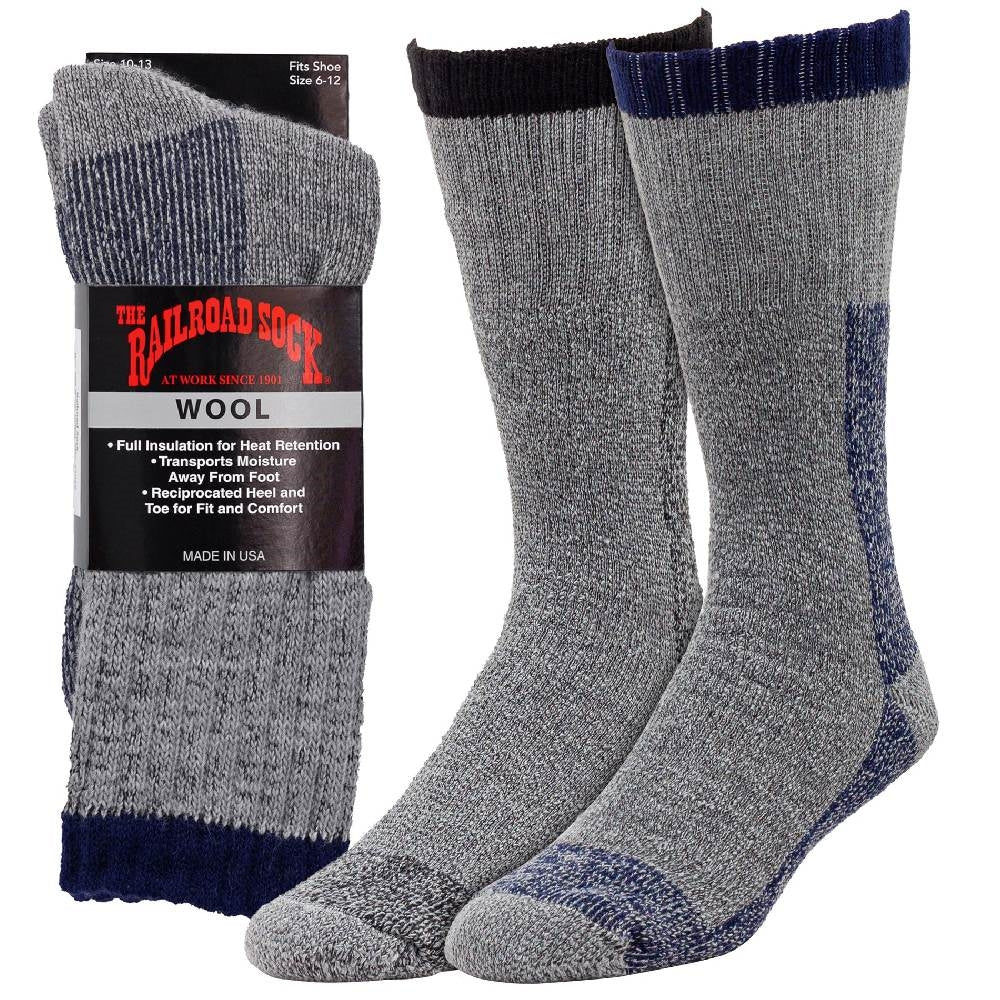 Railroad Socks Outdoor Wool  Boot Socks  2964