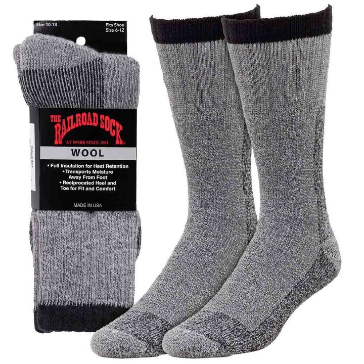 Railroad Socks Outdoor Wool  Boot Socks  2964