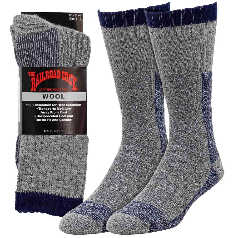 Railroad Socks Outdoor Wool  Boot Socks  2964