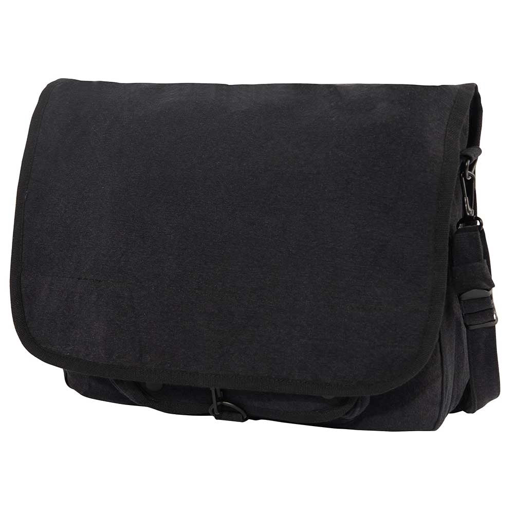 Rothco Black Vintage Paratrooper Bag 9558