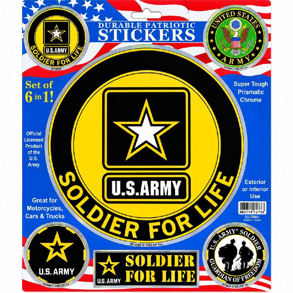Eagle Emblems U.S. Army Pack Sticker DC9009