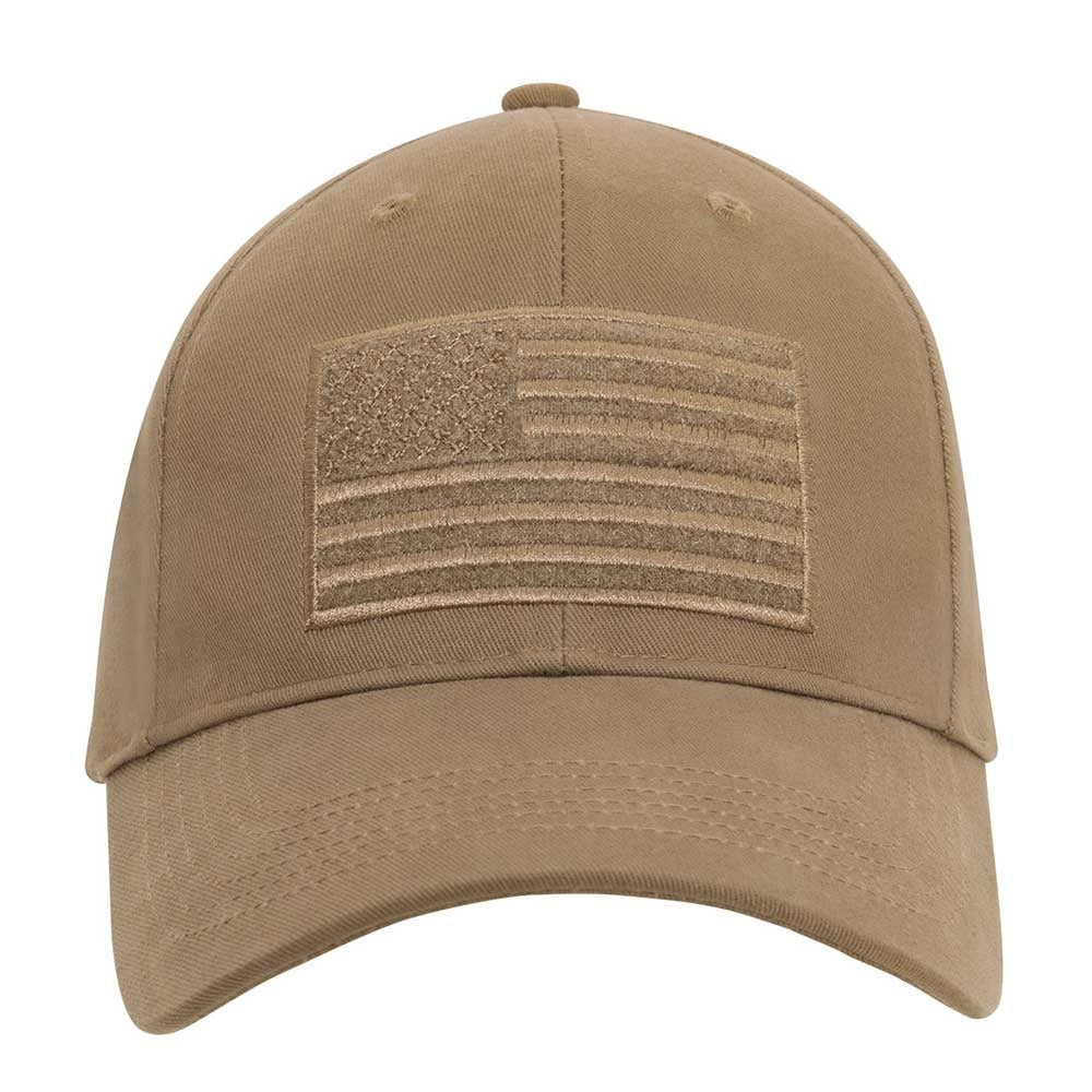 Rothco Coyote Brown US Flag Low Profile Cap 5228