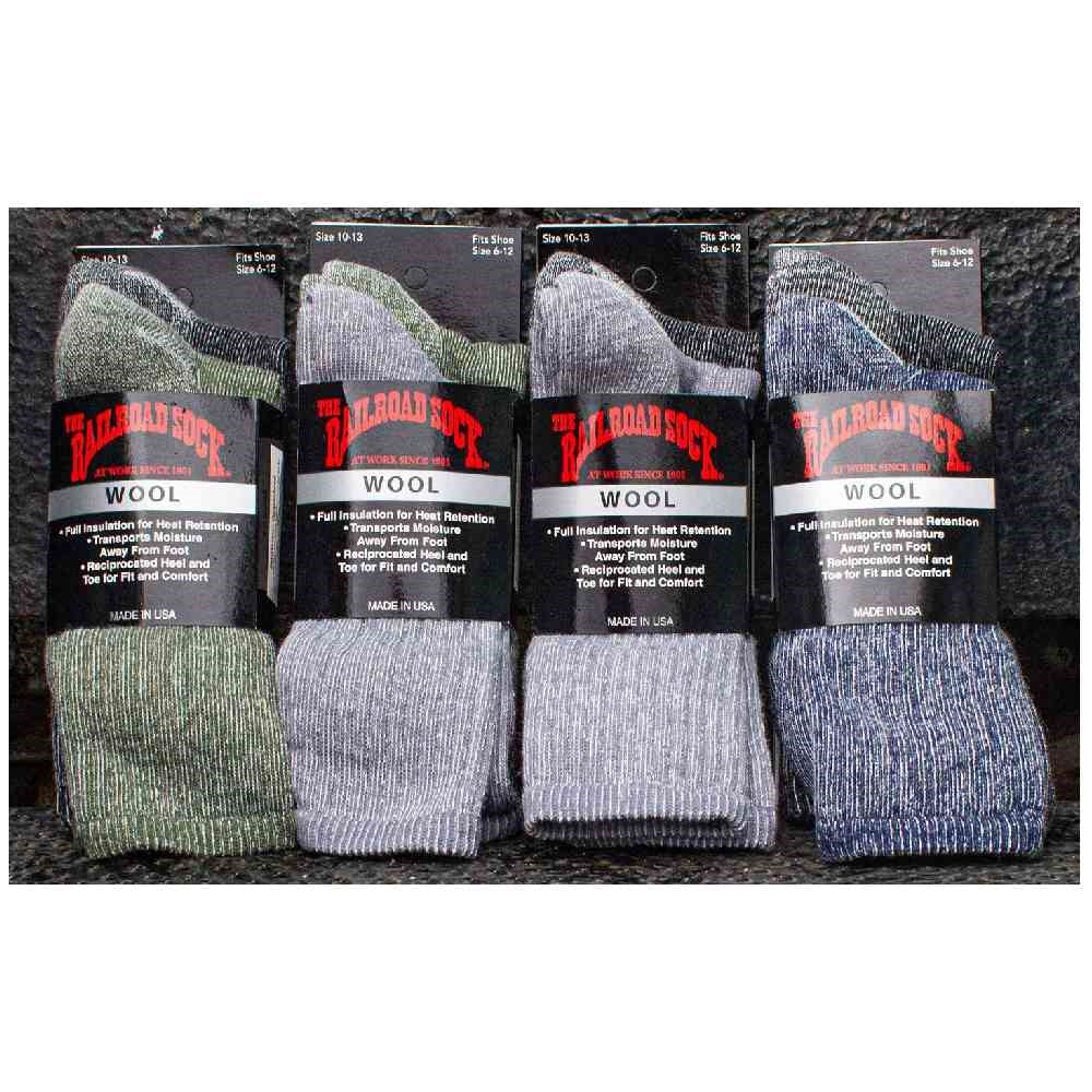 Railroad Socks Arctic Wool Crew Socks 2967