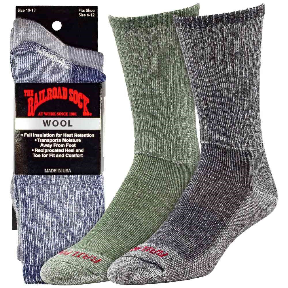 Railroad Socks Arctic Wool Crew Socks 2967