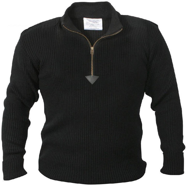 Rothco Black Acrylic Commando Sweater 3390