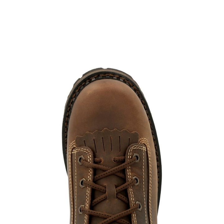 Georgia AMP LT Low Heel Logger Waterproof Pull On Composite Toe Work Boot GB00473