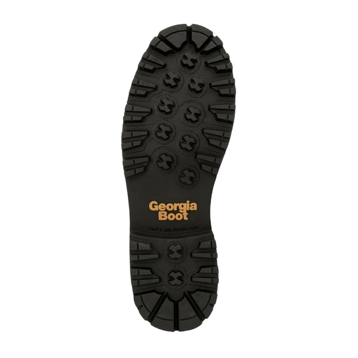 Georgia AMP LT Low Heel Logger Waterproof Pull On Composite Toe Work Boot GB00473