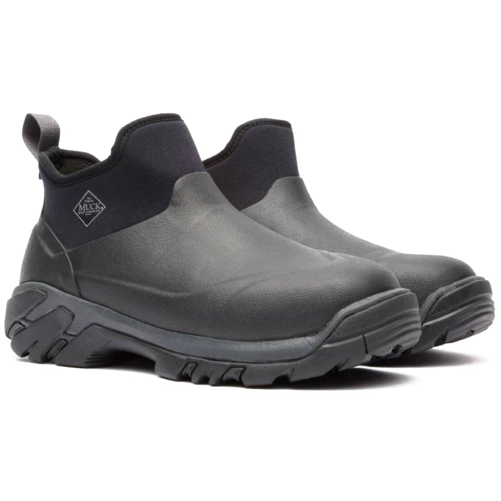 Muck Woody Pull-On Waterproof Sport Soft Toe Black Ankle Boot WDSA001