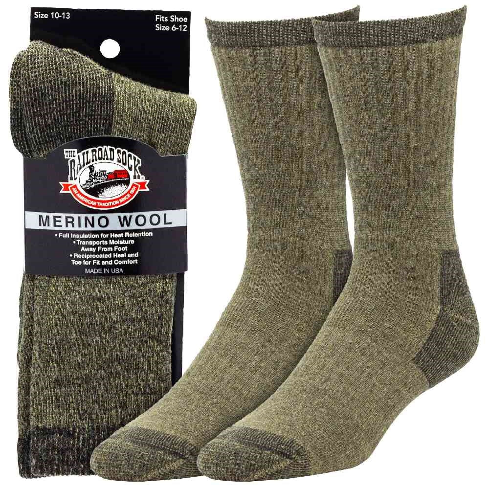 Railroad Socks Merino Wool Crew Socks  2965