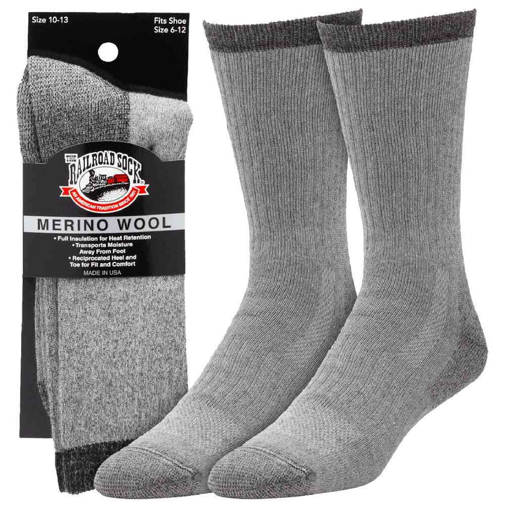 Railroad Socks Merino Wool Crew Socks  2965