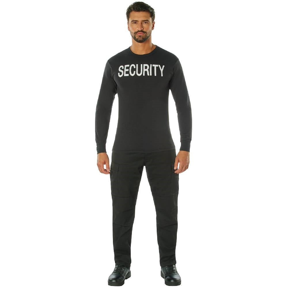 Rothco Black Long Sleeve Security Shirt 60222