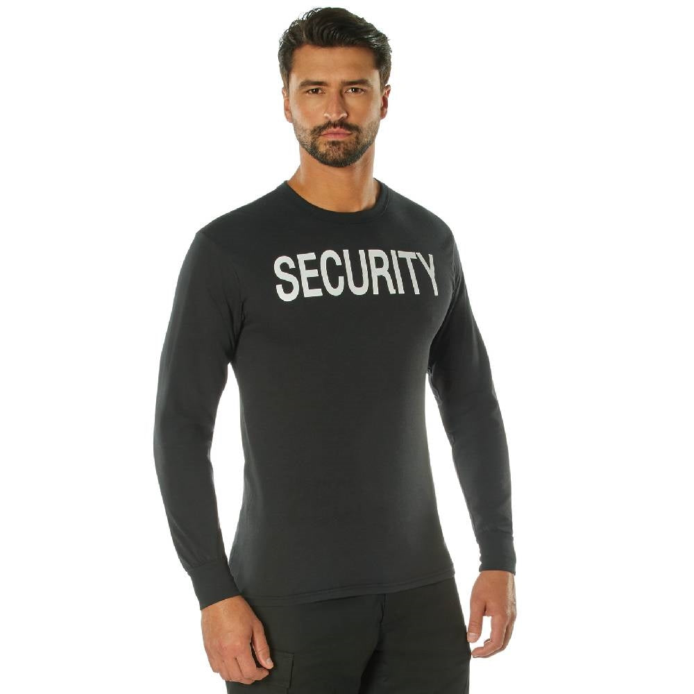 Rothco Black Long Sleeve Security Shirt 60222