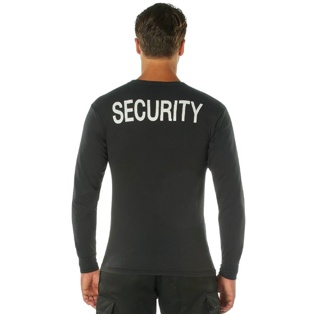 Rothco Black Long Sleeve Security Shirt 60222