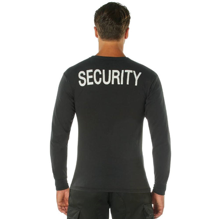 Rothco Black Long Sleeve Security Shirt 60222