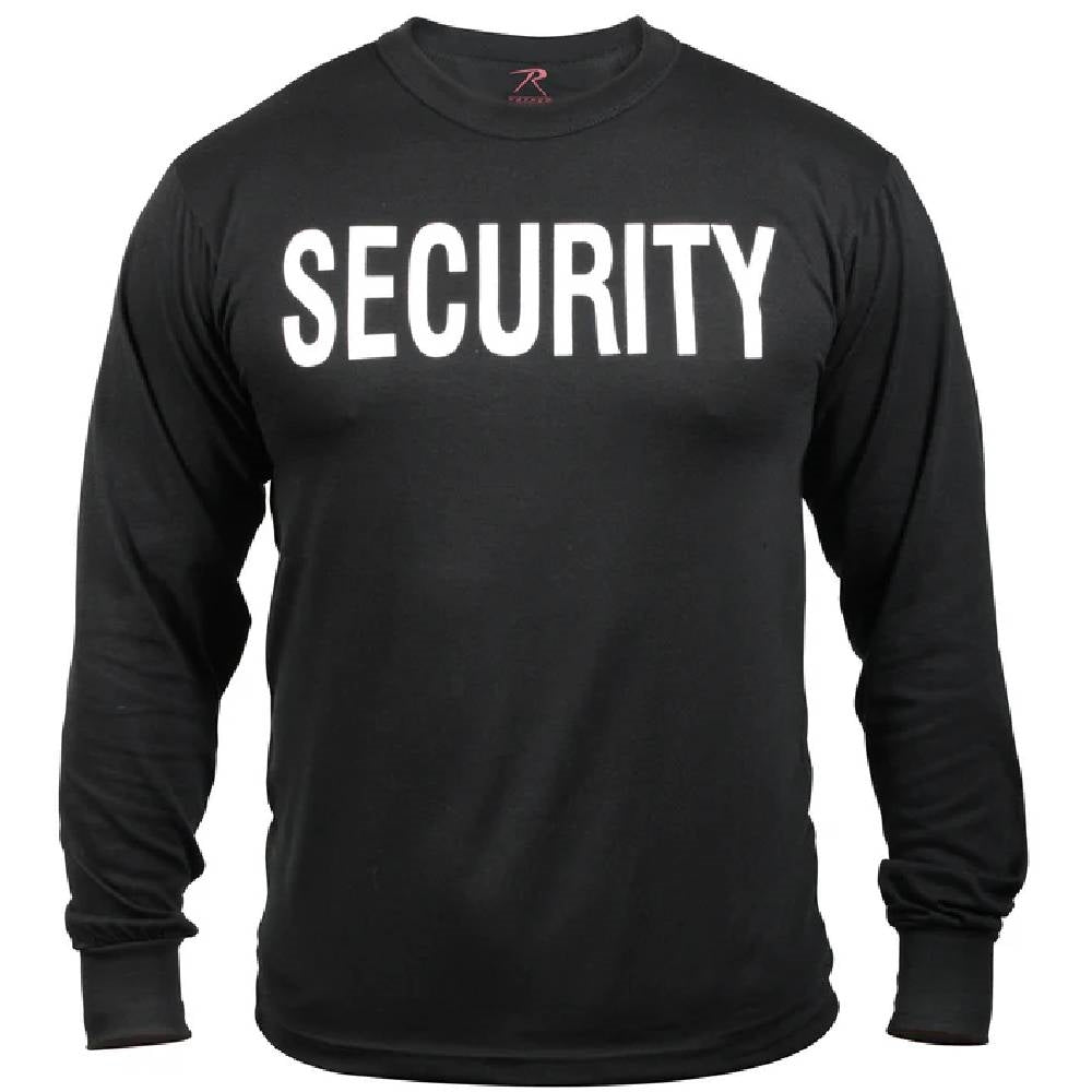 Rothco Black Long Sleeve Security Shirt 60222