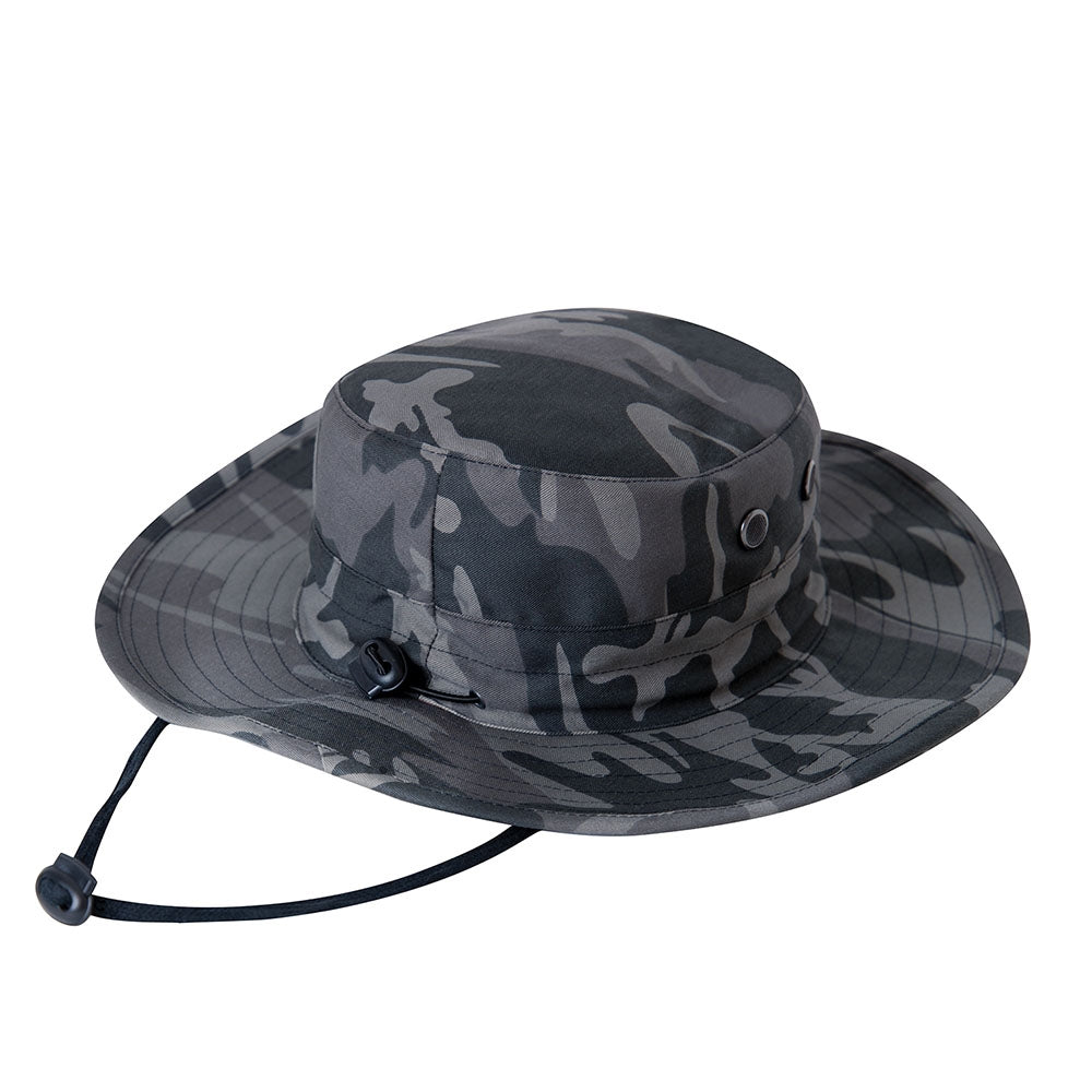 Rothco Black Camo Adjustable Boonie 52561