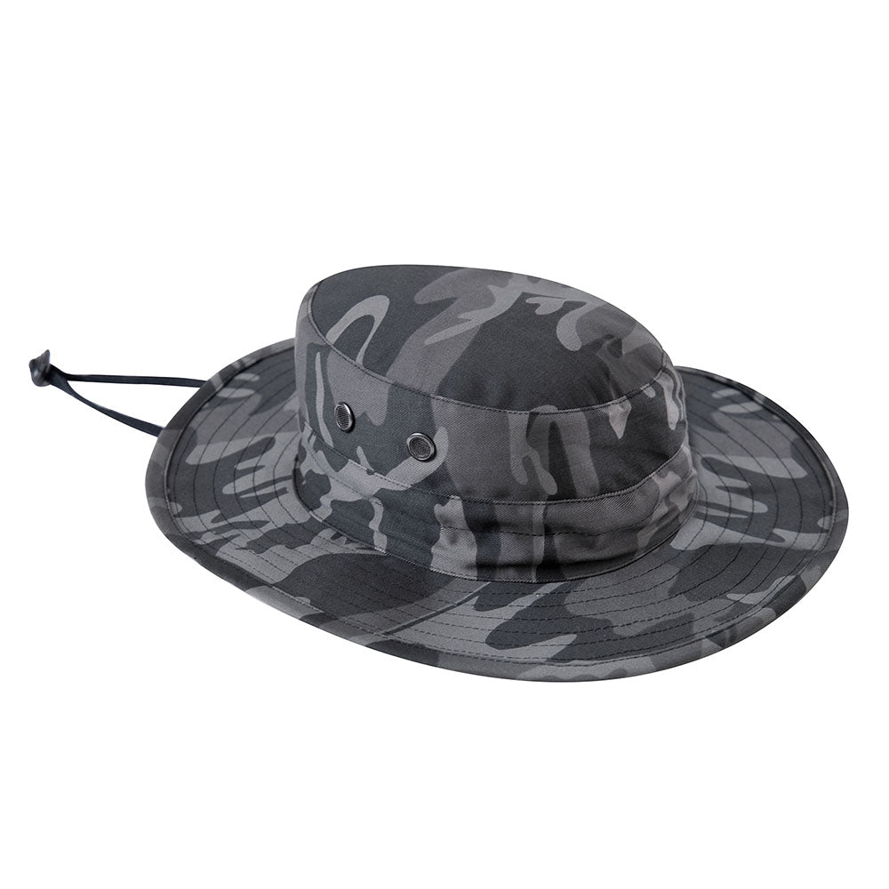 Rothco Black Camo Adjustable Boonie 52561