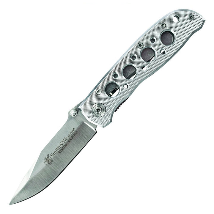 Smith and Wesson Silver Extreme Ops Knife - CK105H
