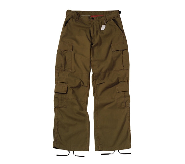 Rothco Vintage Russet Brown Paratrooper Pants - 2886