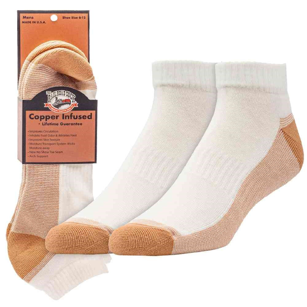 Railroad Copper Infused Quarter Socks 4001