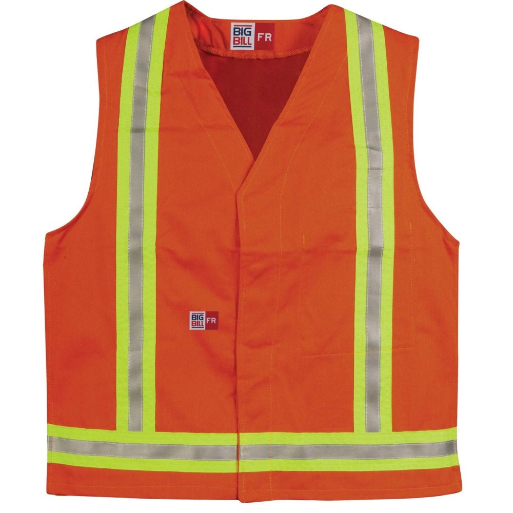 Big Bill Unlined FR Vest with Reflective Material A624US9