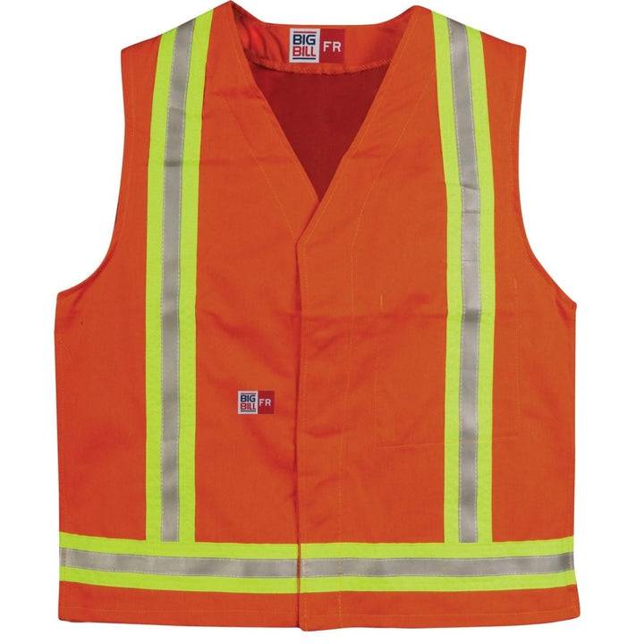 Big Bill Unlined FR Vest with Reflective Material A624US9