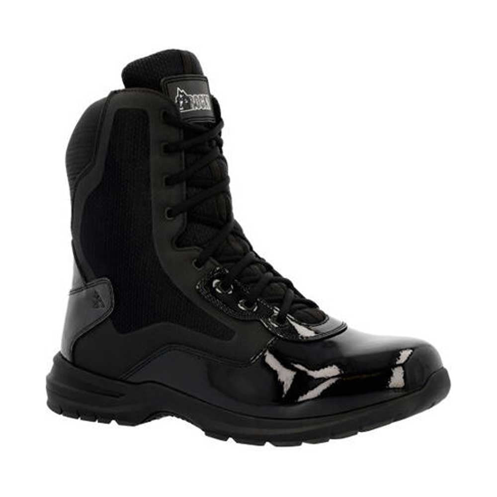 Rocky Cadet 8 inch Black Side Zip Public Service Boot RKD0103
