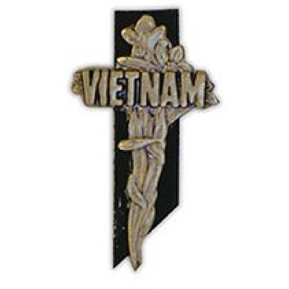Vietnam Memorial Cross Pin P16090
