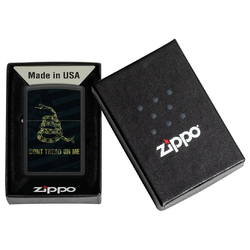 Zippo Dont Tread On Me Lighter Black Matte 73751