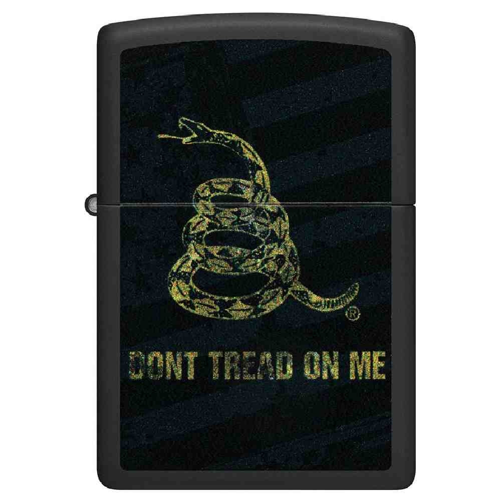 Zippo Dont Tread On Me Lighter Black Matte 73751