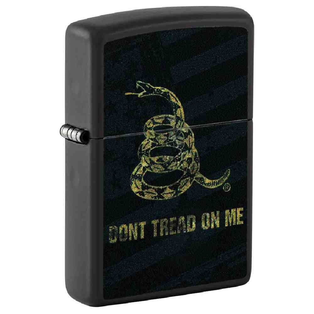 Zippo Dont Tread On Me Lighter Black Matte 73751