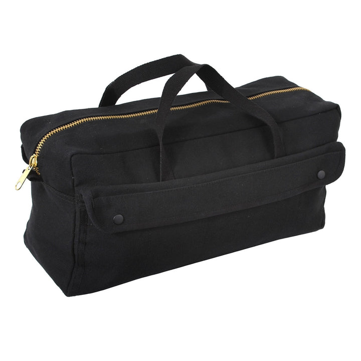 Rothco Jumbo Canvas Tool Bag With Brass Zipper - 8150