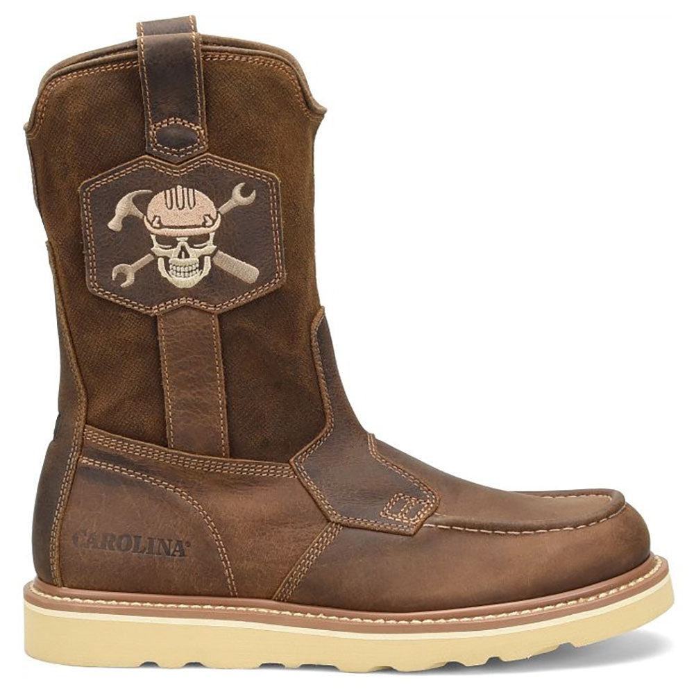 Carolina Flatiron Moc Toe Wedge Ranch Wellington Work Boot CA7044