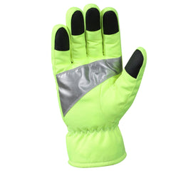 Rothco Safety Green Reflective Tape Gloves 5487