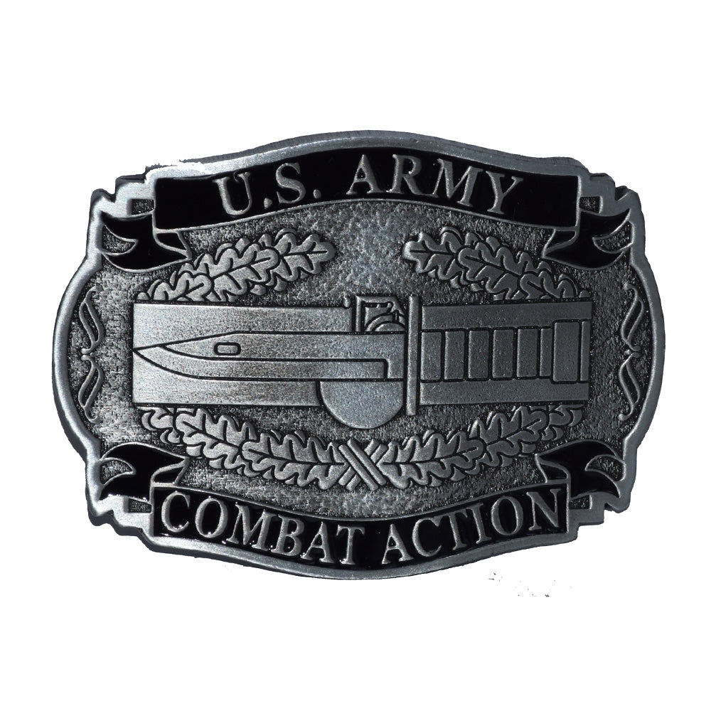 US Army Combat Action Badge Cab Belt Buckle - B0118